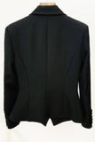 Moderigtig Diamond Beaded Double Breasted Slim Women Blazer