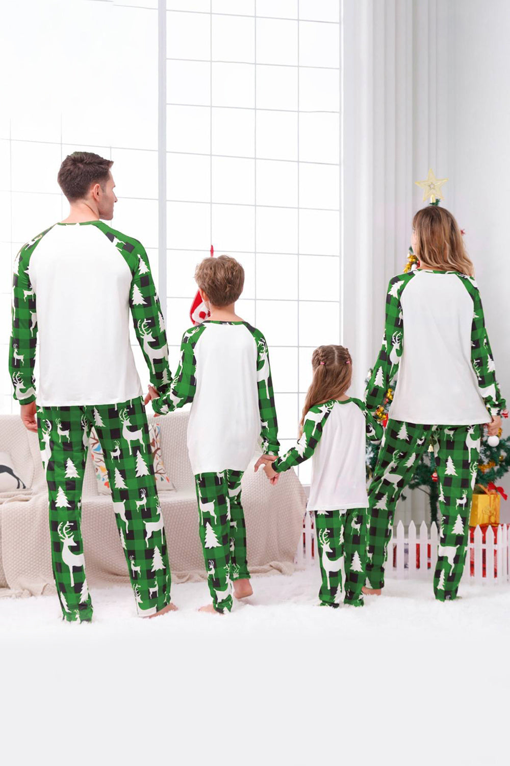 Glædelig jul familie pyjamas sæt