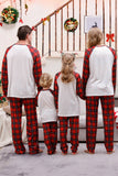 Plaid matchende familie jule pyjamas sæt