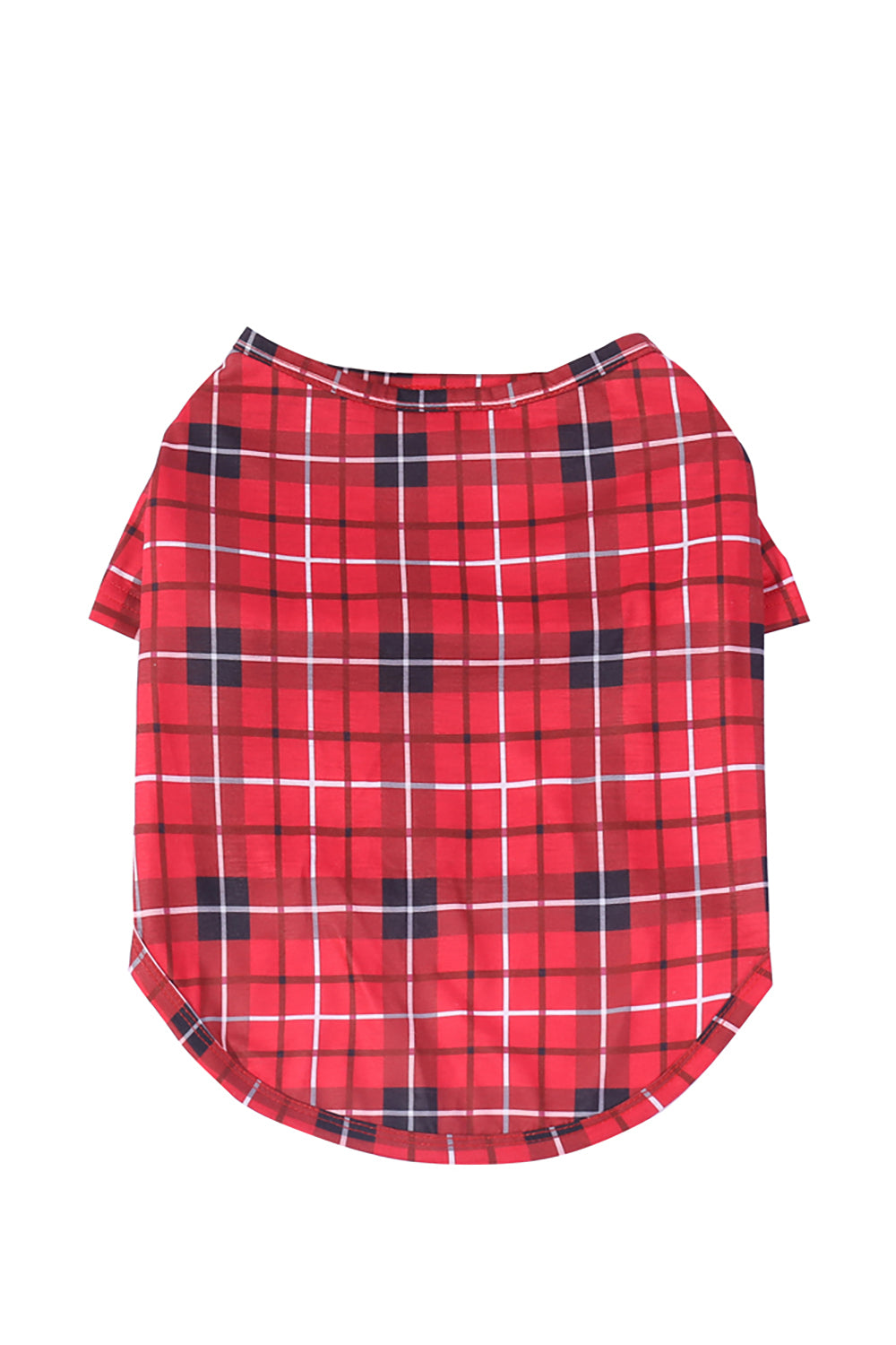 Rød Plaid Julefamilie Pyjamas