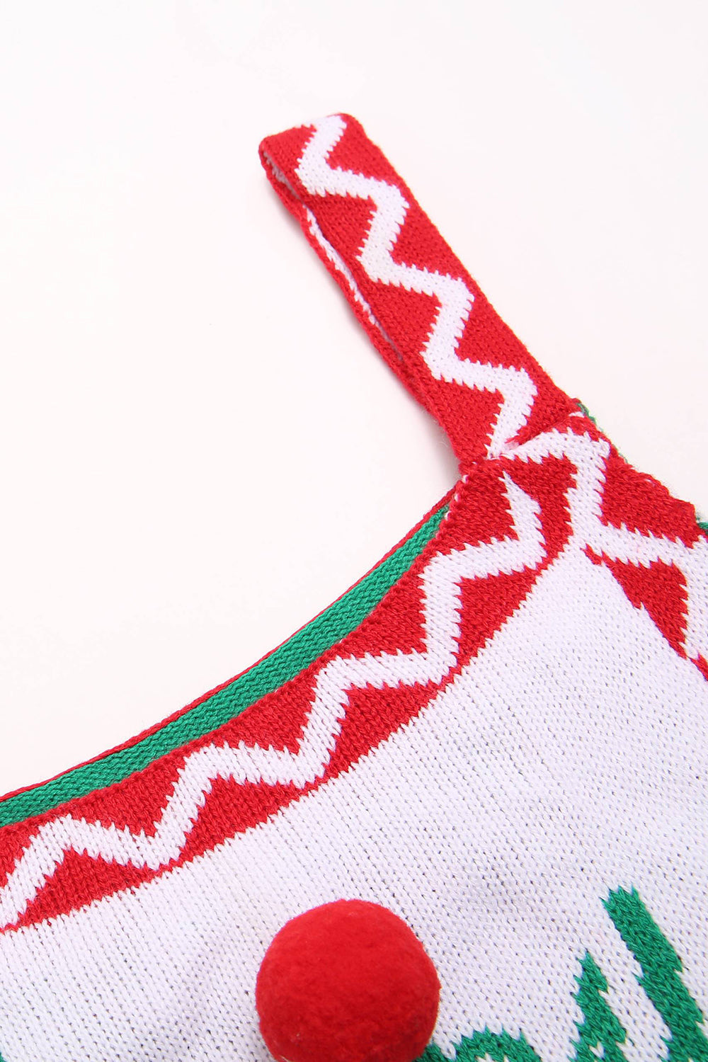 Julerøde snefnug strikkede jumpsuits