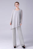 Jumpsuit / buksedragt adskiller scoop ankellang chiffon mor til brudekjolen