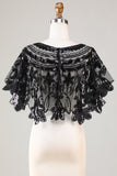 Glitterpailletter Sort 1920'erne Cape