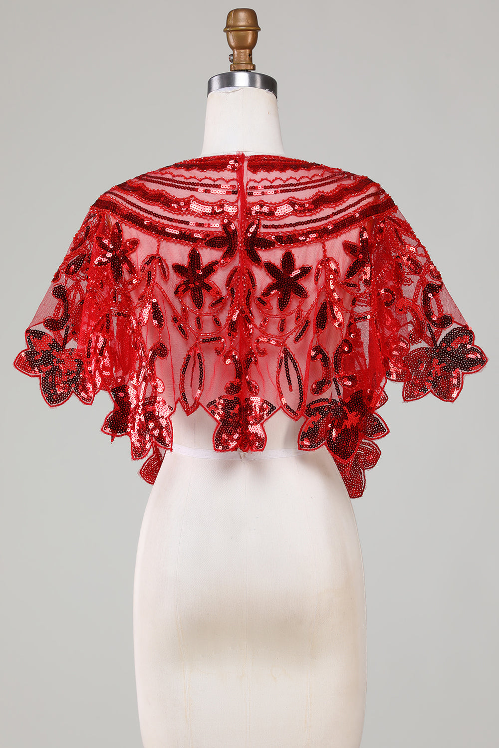 Glitterpailletter Sort 1920'erne Cape