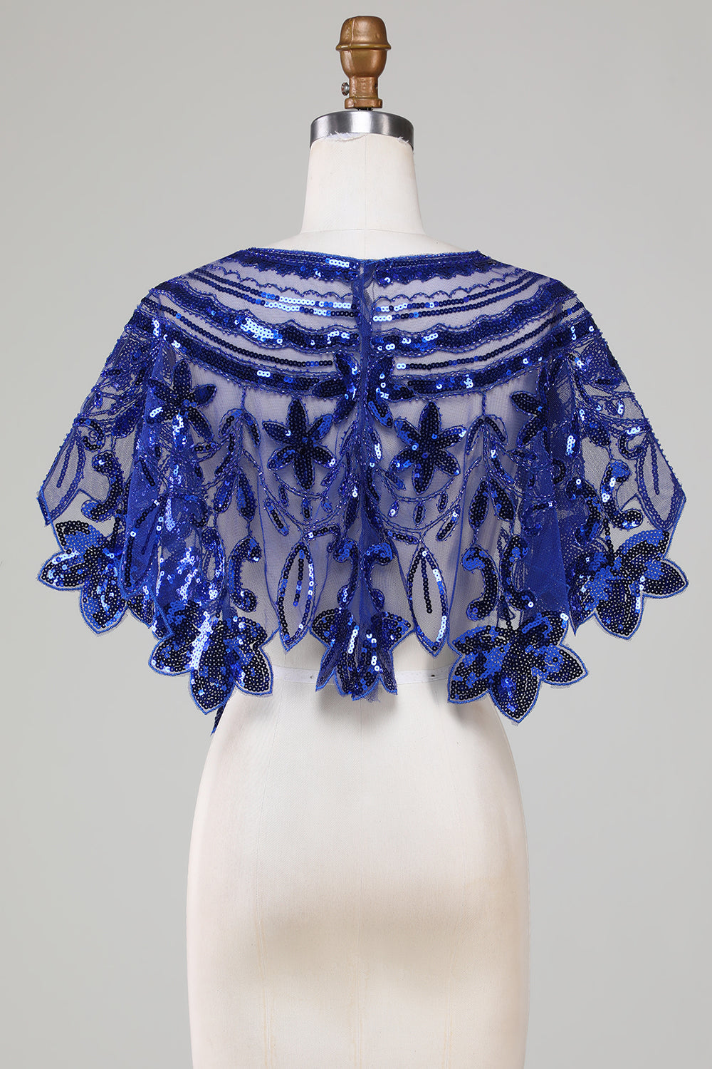 Glitterpailletter Sort 1920'erne Cape