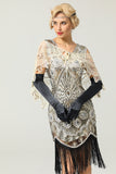 1920'erne Sequin Kvinder Cape
