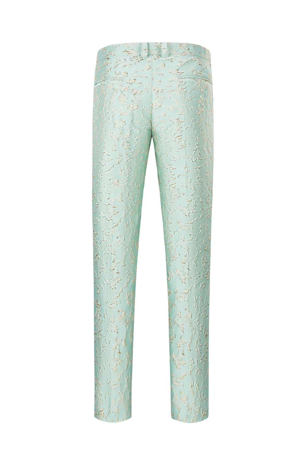 Champagne Sjal Revers One Button Jacquard mænds galladragter