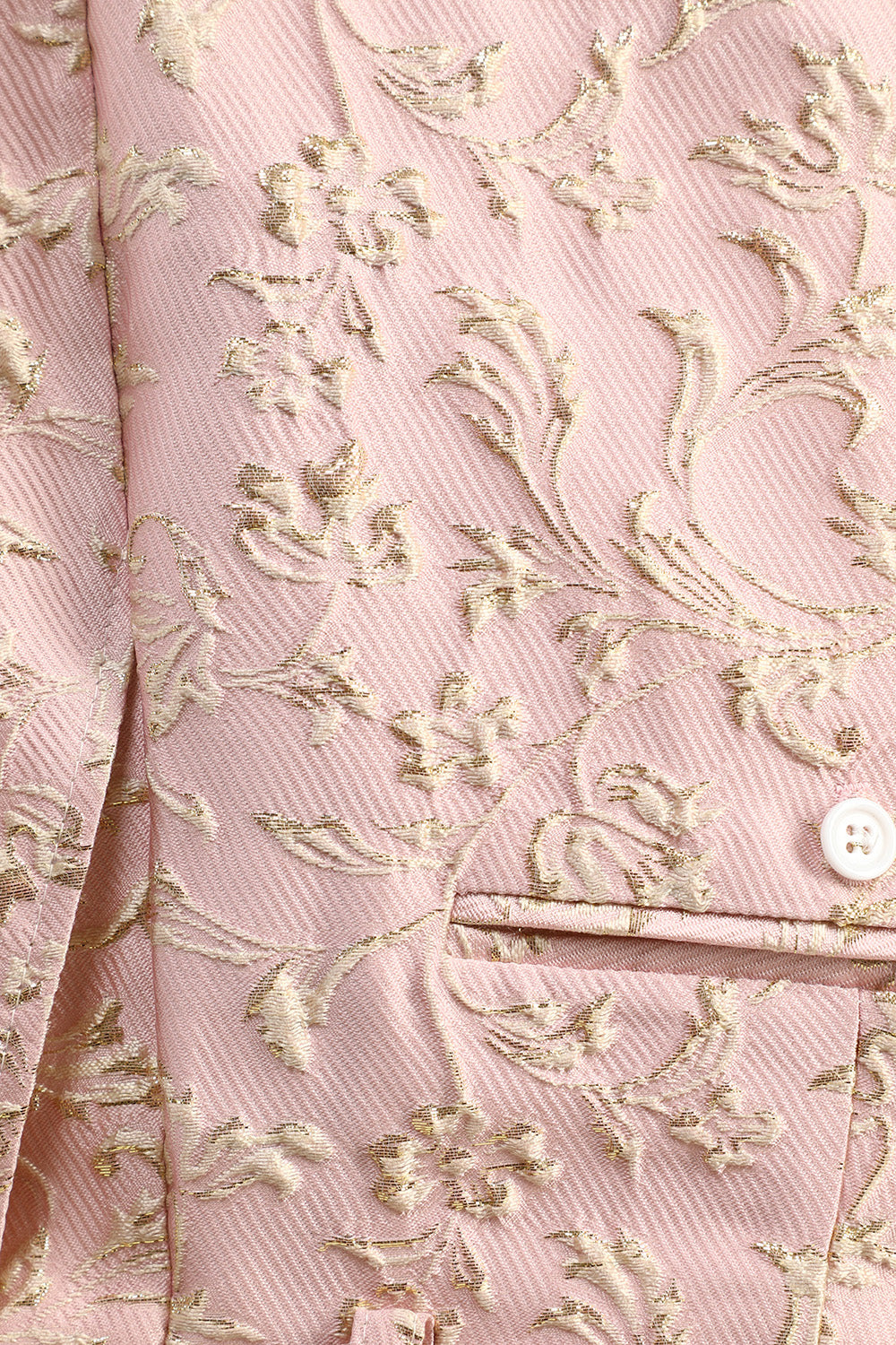 Mint Sjal Revers One Button Jacquard mænds galladragter