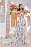 Beauty A Line Sweetheart Elfenben lang brudekjole med broderi