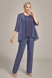 Stormy 3 stk chiffon blonder mor til bukser dragter
