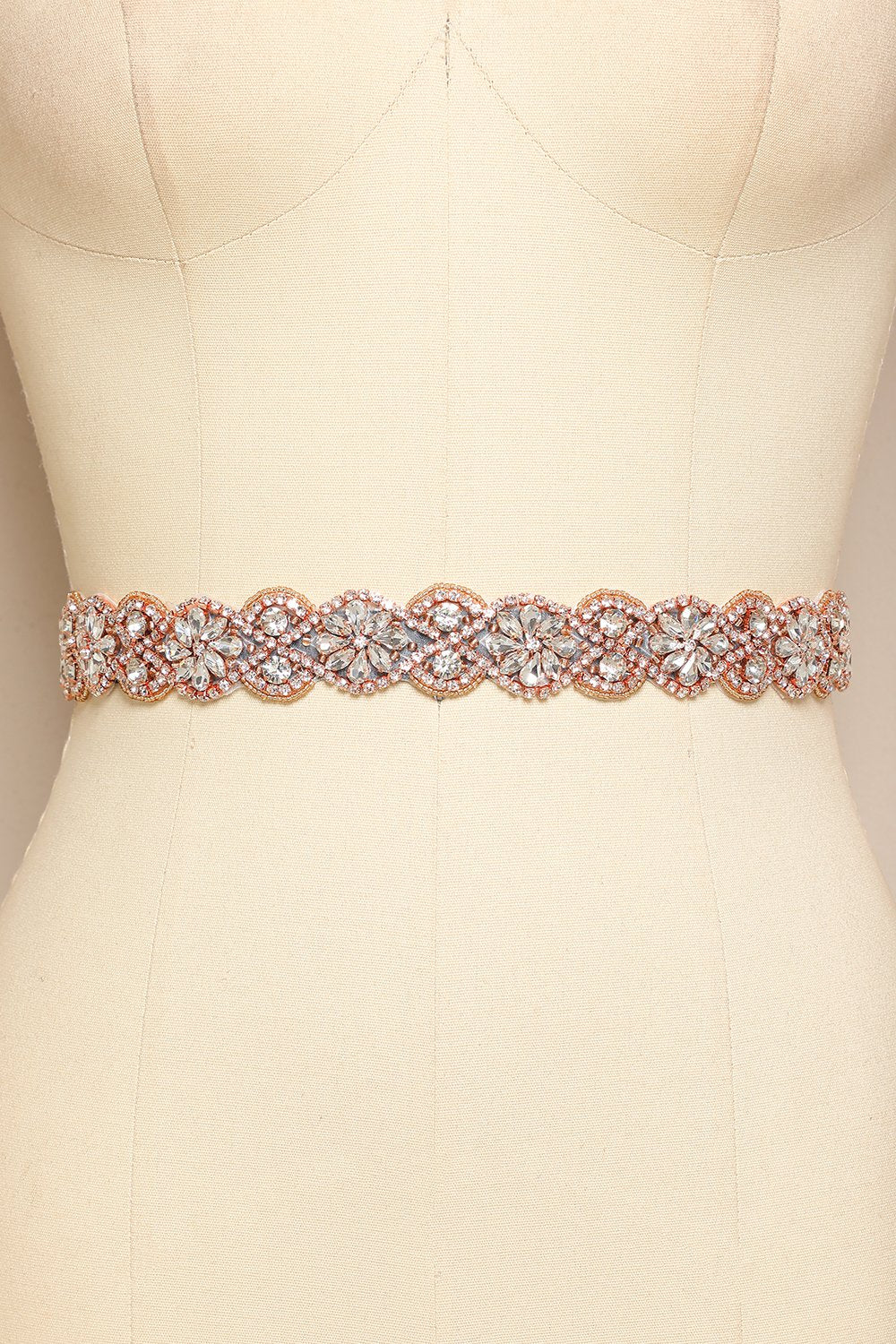 Sort Rhinstone Bælte