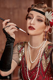 1920'erne Red Costume Tilbehør Set