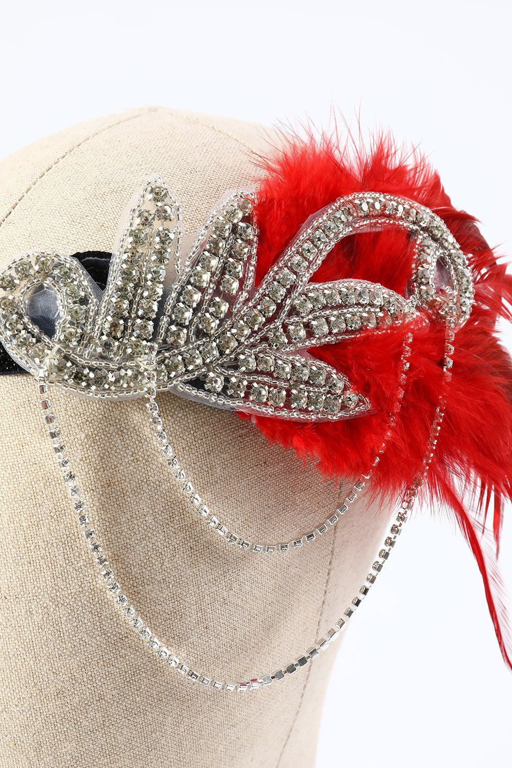 1920'erne Red Costume Tilbehør Set