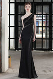 Sort havfrue Prom Kjole med beading