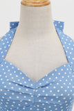 Retro Polka Dots Halter Åben Ryg kjole
