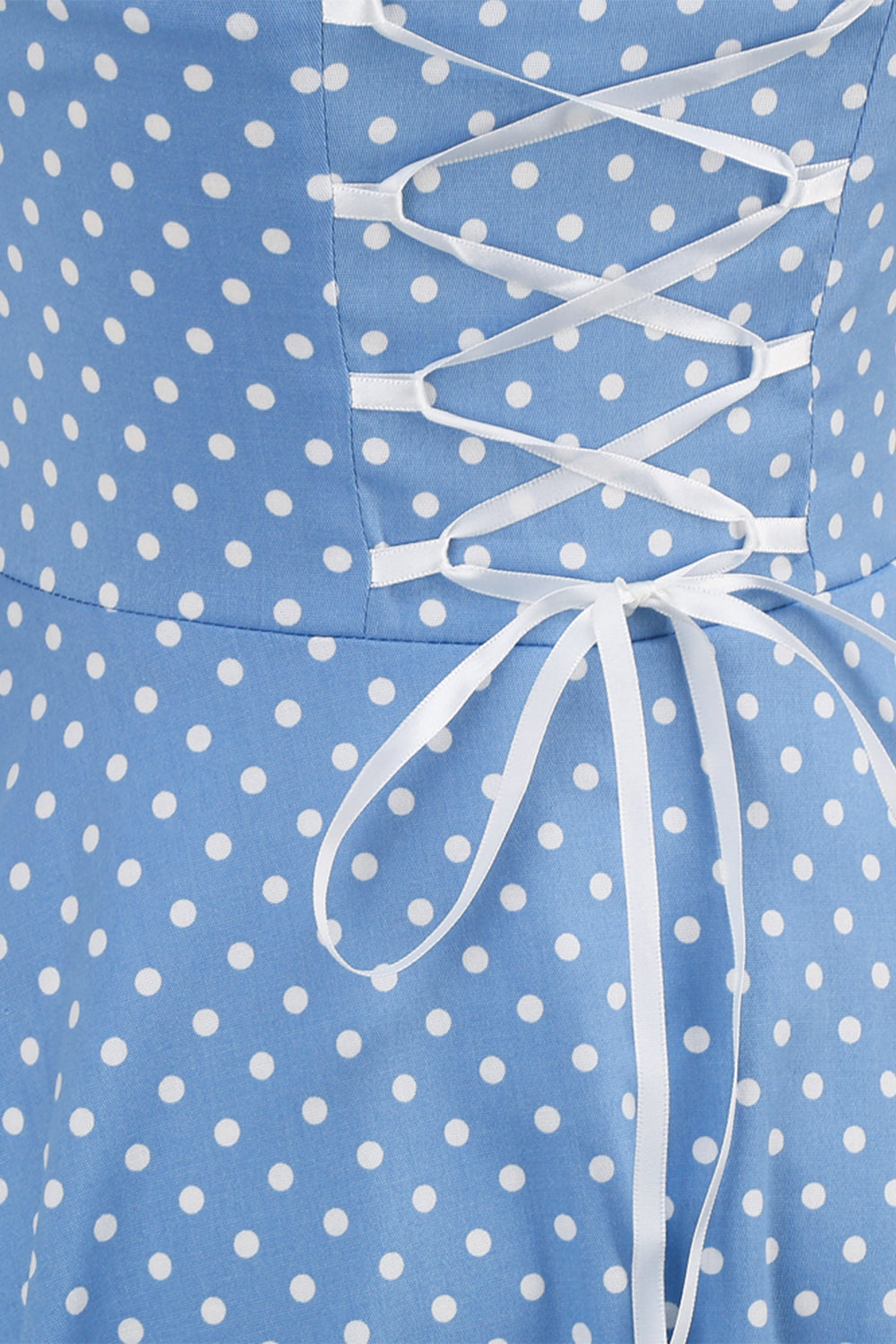 Retro Polka Dots Halter Åben Ryg kjole