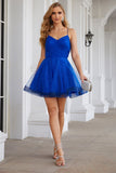 Royal Blue Homcoming kjole