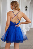 Royal Blue Homcoming kjole