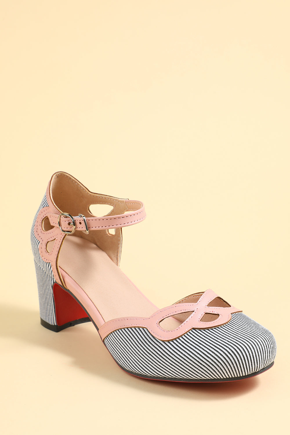 Hvide Black Strip Retro Sko