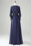 Sparkly Twilight: A Line Beaded Mother of Bride Dress med sjal