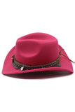 Bred skygge Fedora Gentleman Sir Church Vintage Western Cowboy Hat