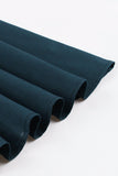 Enkel bordeaux revers hals vintage 1950'erne kjole