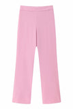 Pink Sjal Revers One Button 2 stykker Kvinder Suits