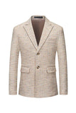 Grå Peaked revers enkeltradet Herre Blazer