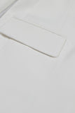 White Peak revers Single Breasted Kvinder Prom Blazer med pailletter