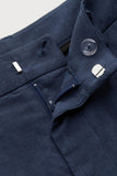 Navy 2-delt Satin ærmeløs Kvinder Galladragter
