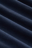 Navy 2-delt Satin ærmeløs Kvinder Galladragter