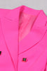 Indlæs billede til gallerivisning Fuchsia 3 stk dobbeltbrystede kvinder galladragter