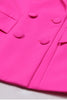 Indlæs billede til gallerivisning Hot Pink Peak Lapel 3 stk kvinder galladragter