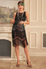 Indlæs billede til gallerivisning Blush Sparkly Fringes Great Gatsby kjole med pailletter