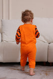 Orange Halloween Familie Matchende Pyjamas Sæt