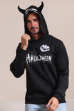 Sort Halloween Familie Kostume Hættetrøje Sweatshirt