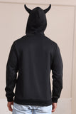 Sort Halloween Familie Kostume Hættetrøje Sweatshirt