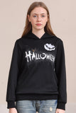 Sort Halloween Familie Kostume Hættetrøje Sweatshirt