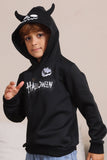 Sort Halloween Familie Kostume Hættetrøje Sweatshirt