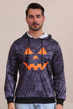 Grå Halloween Græskar Mønster Familie Kostume Hættetrøje Top