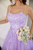 Indlæs billede til gallerivisning Elegant lavendel A-line Prom Kjole