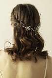 Rhinestone Blomst Brude Tiara