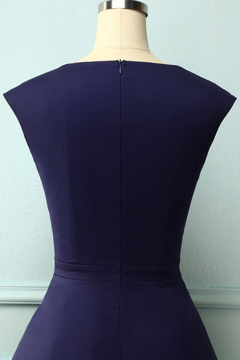 Flade Asymmetrisk Nakke50s kjole