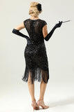 Pailletter 1920'erne Fringe Dress