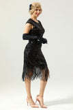 Pailletter 1920'erne Fringe Dress