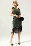 Pailletter 1920'erne Fringe Dress