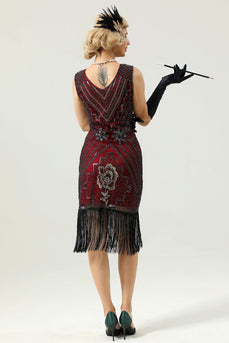 Ærmeløs Gatsby kjole fra 1920'erne
