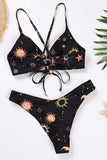 Blomsterprintet sommer bikini