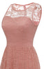 Indlæs billede til gallerivisning Blush lang blonder formel kjole