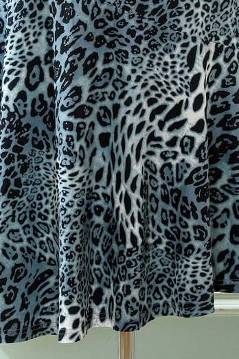 Leopard trykt nederdel